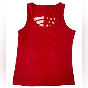 Red flag tank top Size Large